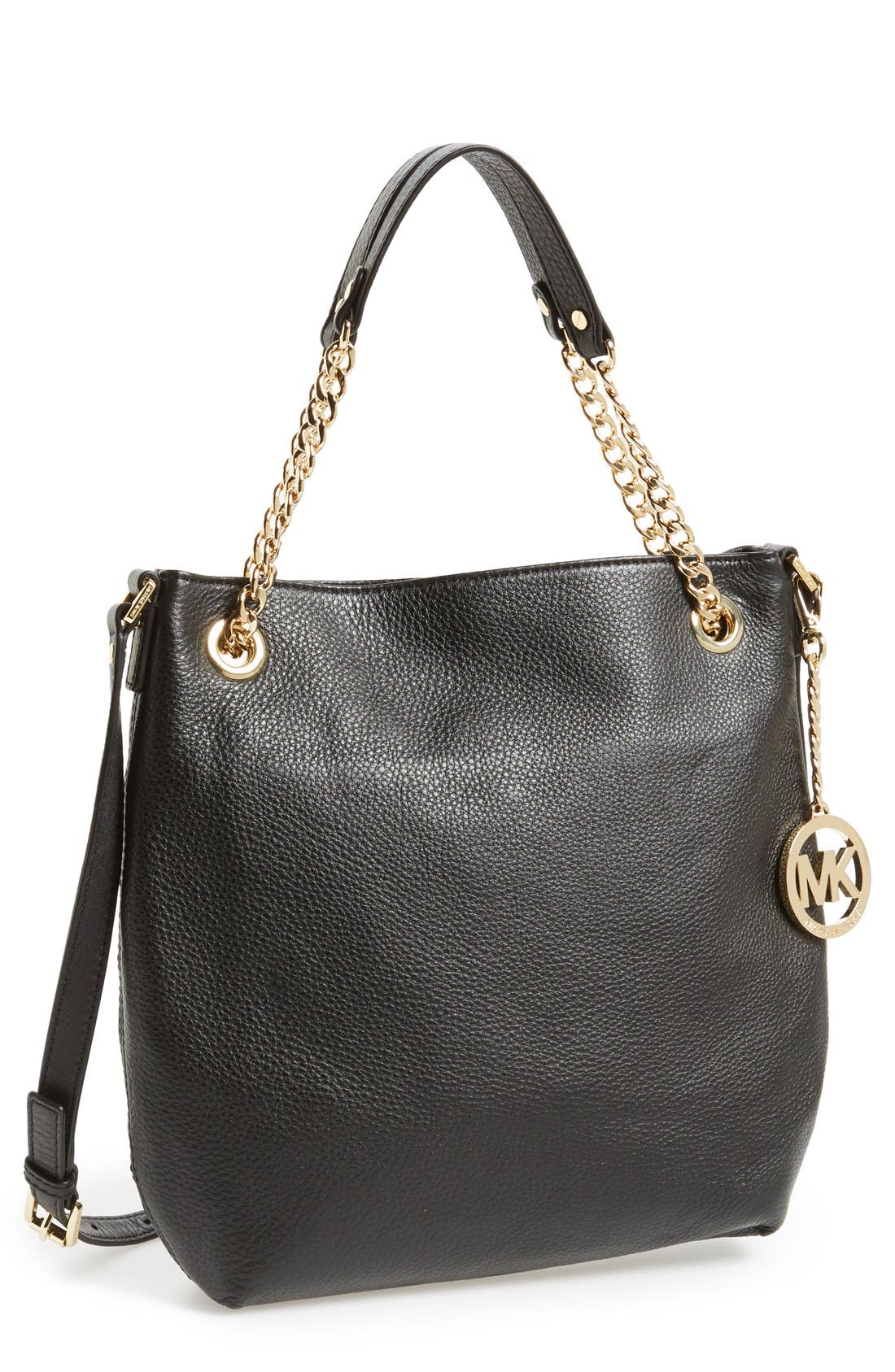 MICHAEL Michael Kors 'Jet Set - Medium' Chain Shoulder Tote, Main, color, 