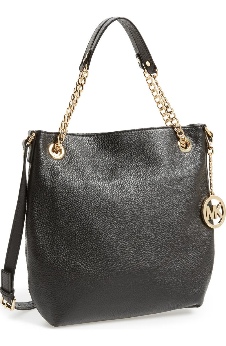 MICHAEL Michael Kors 'Jet Set - Medium' Chain Shoulder Tote, Main, color,