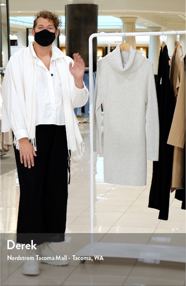 Katerina Turtleneck Long Sleeve Minidress, sales video thumbnail