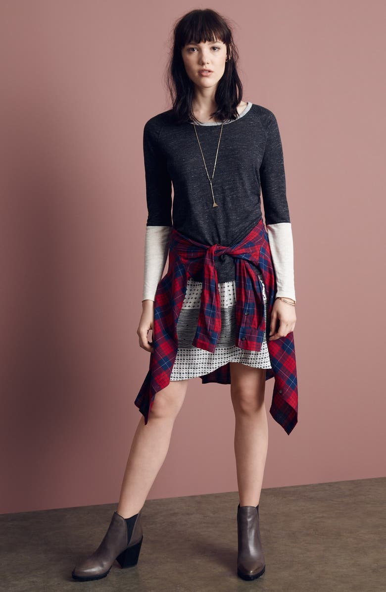 Madewell 'Edina Plaid' Oversize Boyshirt, Alternate, color, 