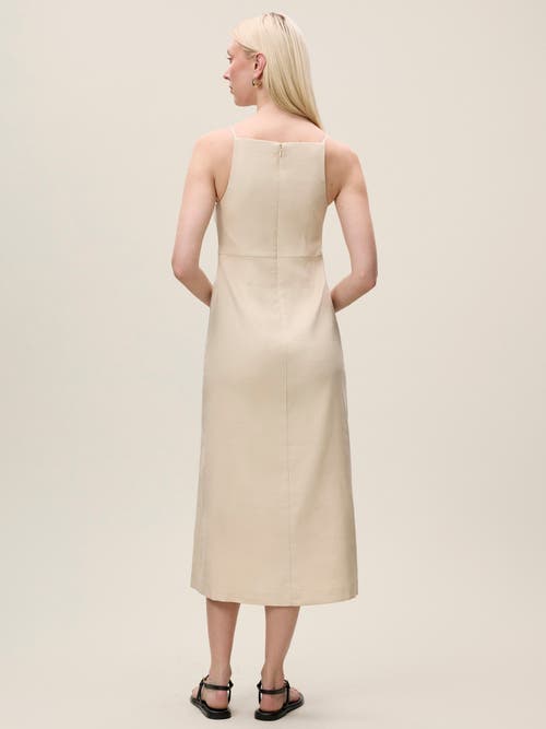 REBECCA TAYLOR REBECCA TAYLOR BEATRICE STRETCH LINEN DRESS