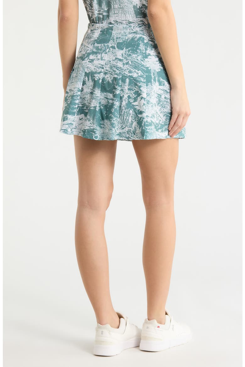 Huntress Toile Miniskirt, Alternate, color, MARSH
