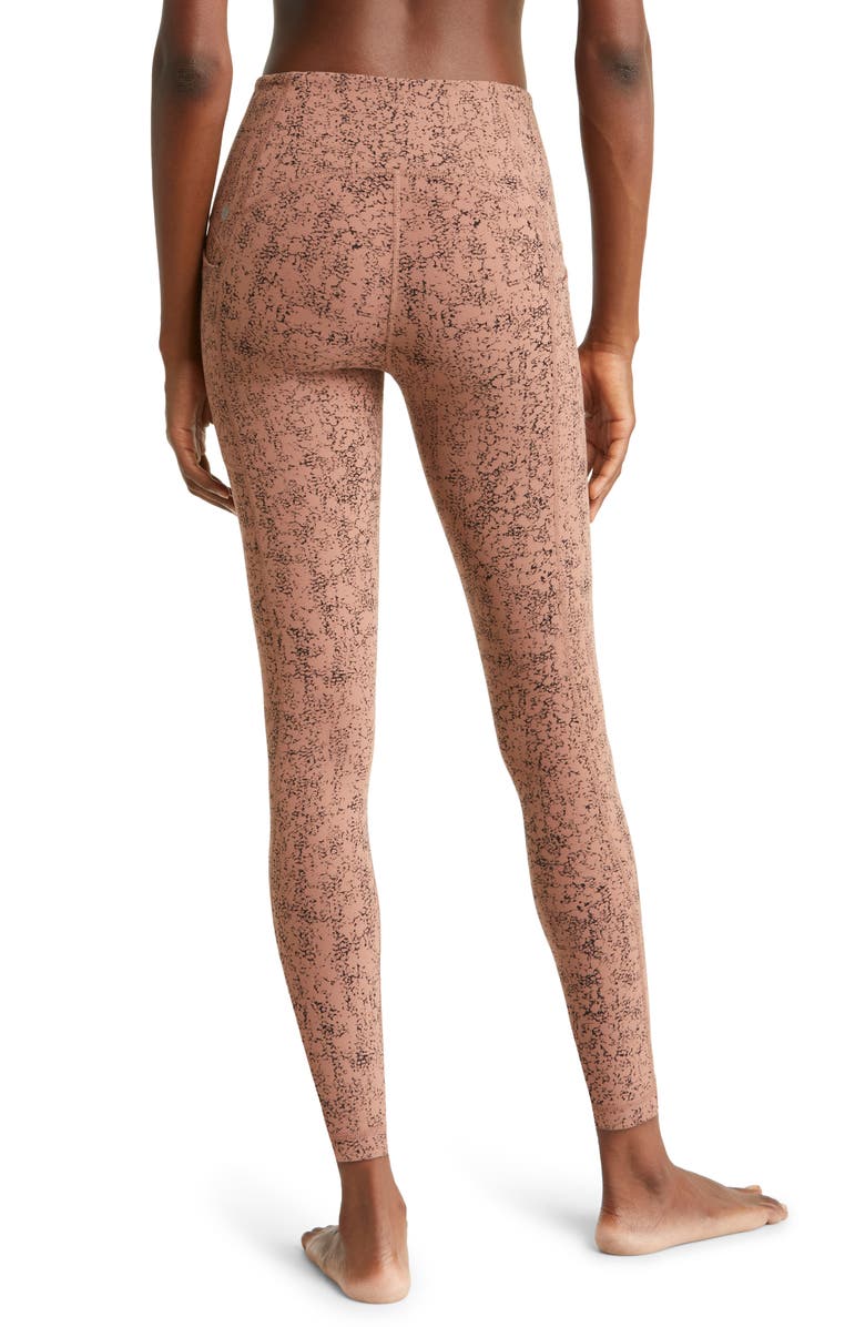 Zella Studio Luxe High Waist Pocket Leggings, Alternate, color,