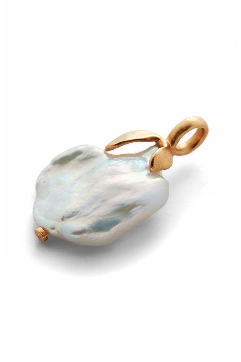 Keshi Pearl Necklace Enhancer, Main, color, GP