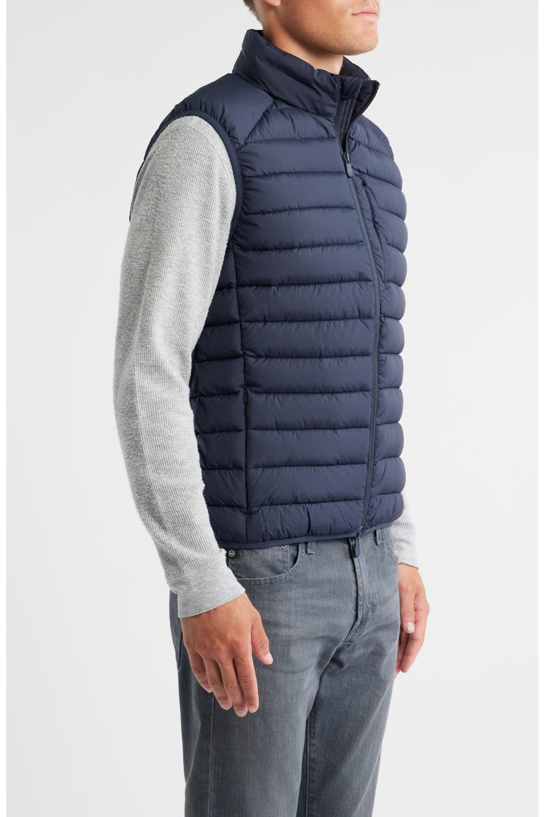 Rhus Water Resistant Puffer Vest, Alternate, color, BLUE BLACK