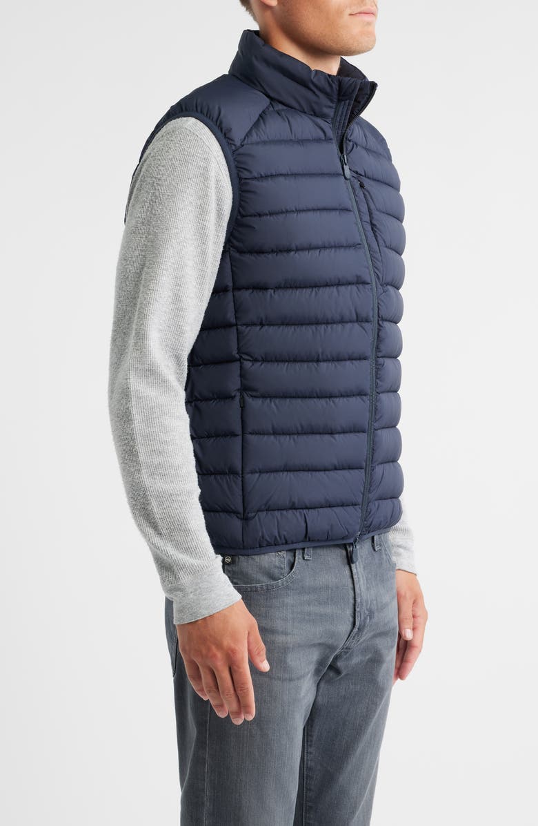 Save The Duck Rhus Water Resistant Puffer Vest, Alternate, color, Blue Black