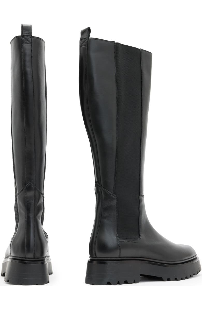 AllSaints Mona Tall Chelsea Boot, Alternate, color,
