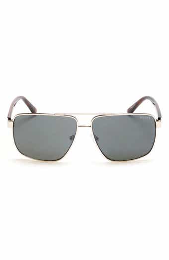 GUESS 61mm Rectangular Sunglasses