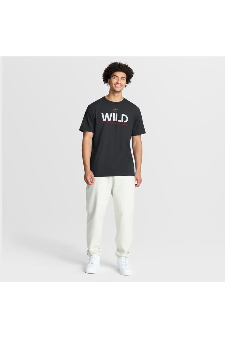 Men's Fanatics Black Minnesota Wild Authentic Pro Primary T-Shirt, Alternate, color, Black