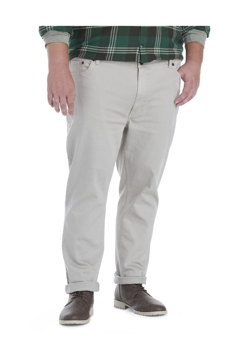 True Nation by DXL Big & Tall Iconic 5-Pocket Everyday Stretch Pants, Main, color, Coastal Sand