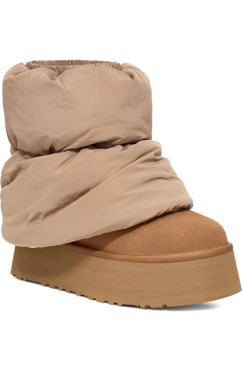 UGG<sup
®</sup
Classic Mini Dipper Puffer Platform Boot, Main, color, Ahs