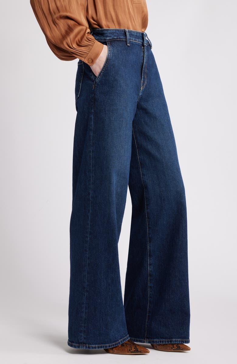 Nordstrom High Waist Wide Leg Jeans, Alternate, color, 