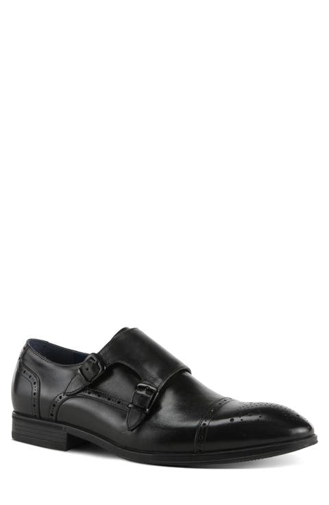 Ezra Double Monk Strap Loafer (Men)