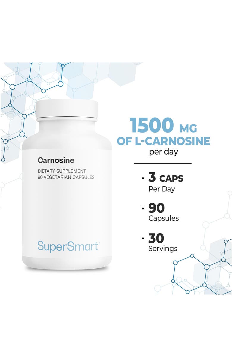 SuperSmart Carnosine 1500mg per Day, Alternate, color, 