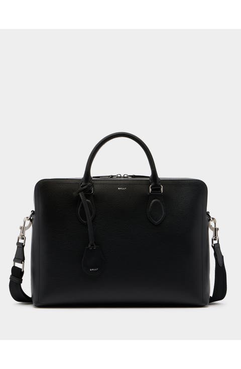 Capitol Briefcase in Grained Leather