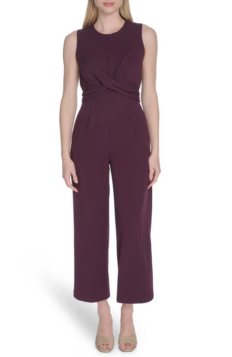 Knotted Wide Leg Jumpsuit