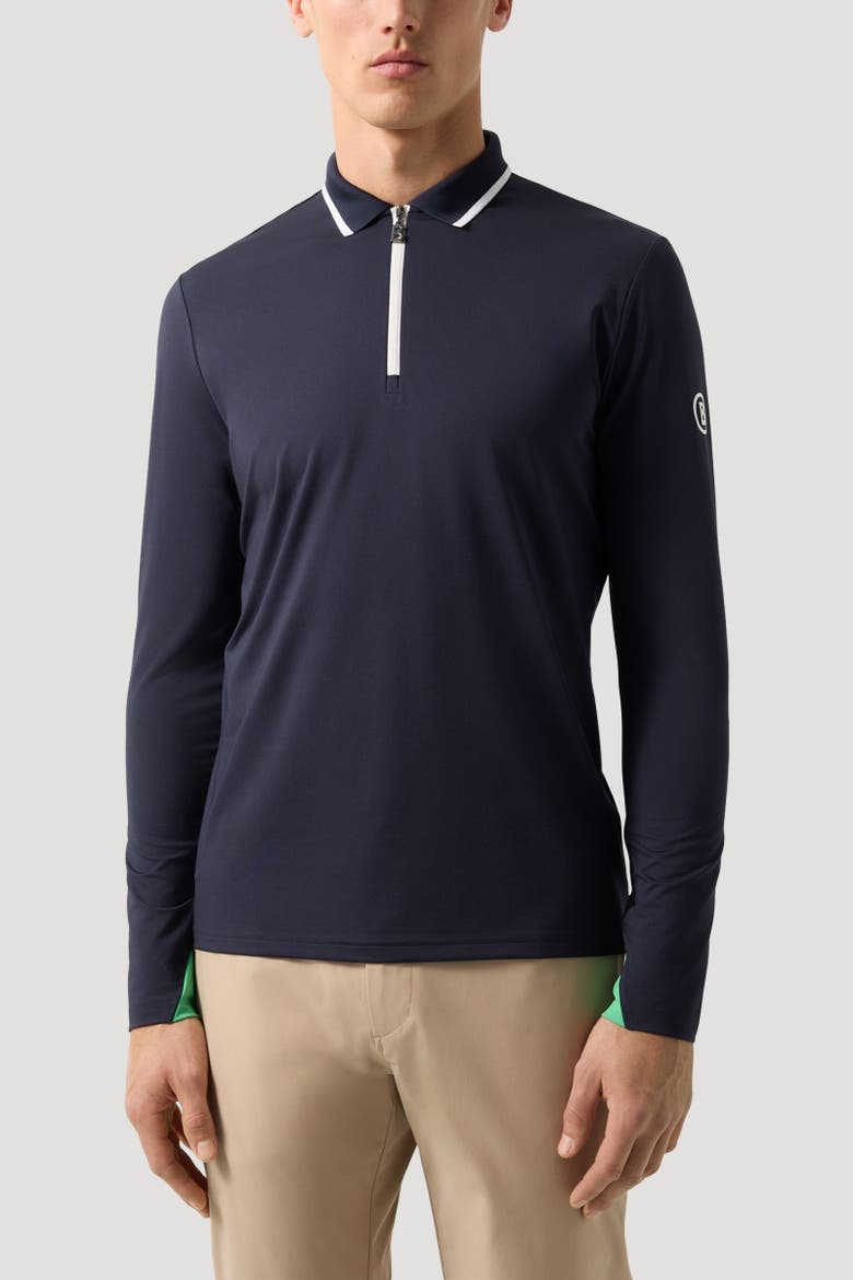 Jonah Polo Long-Sleeved Top, Alternate, color, Navy blue