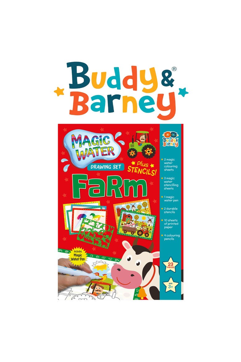 Magic Water Drawing Set, Animal Themed Activity, Kids 3+, Alternate, color, Multicolored