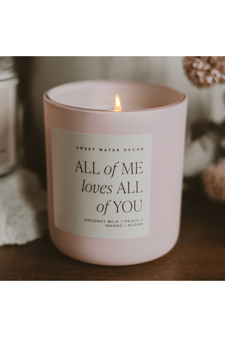 15 oz Wedding  and Engagement Candles, Alternate, color, All of Me Loves All of You