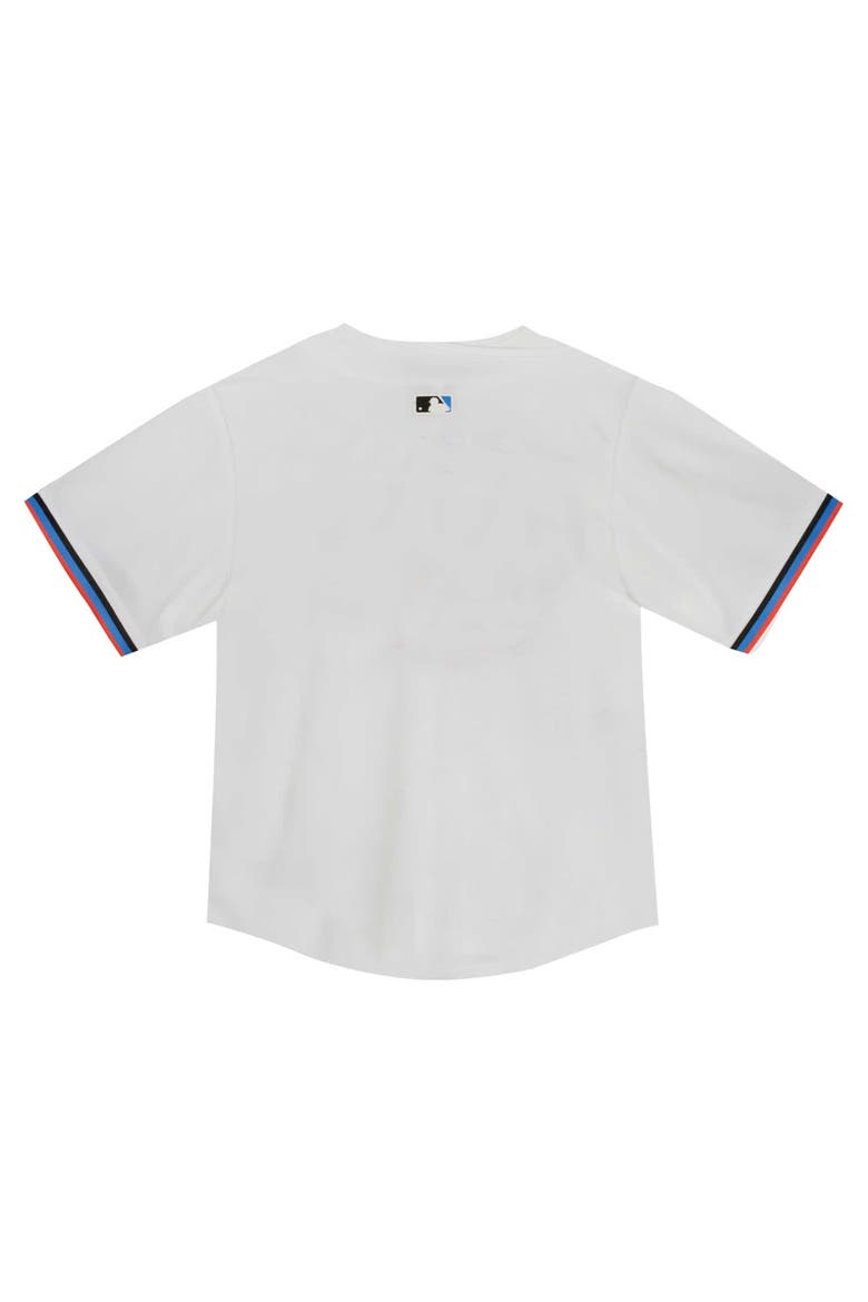 Youth Nike  White Miami Marlins Home Game Jersey, Alternate, color, White