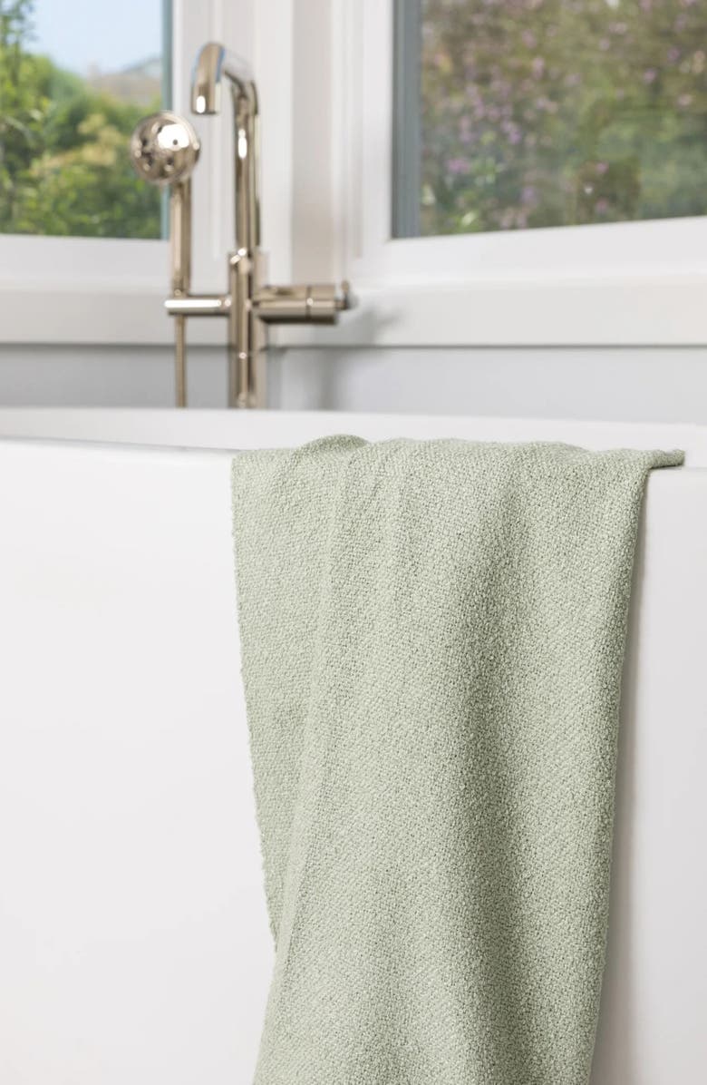 ettitude Luxe Bouclé Hand Towel, Alternate, color, Fern & Forest