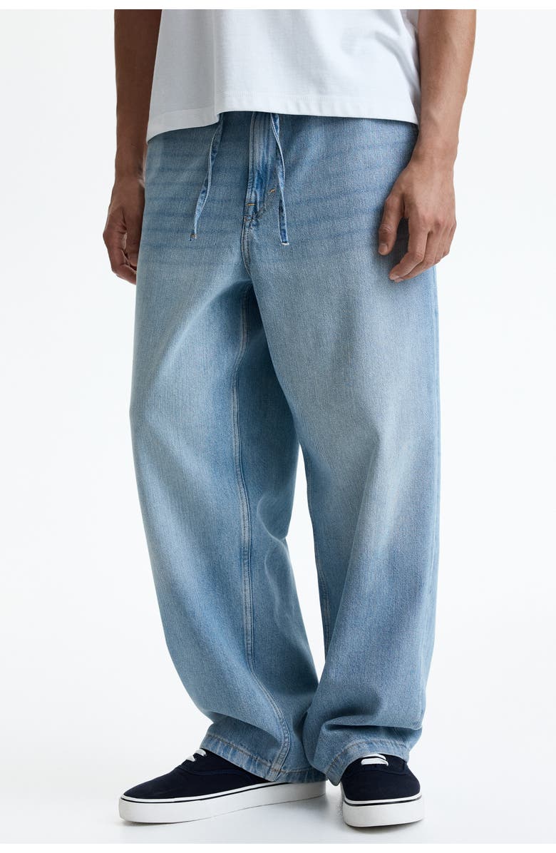 H&M Baggy Jeans, Alternate, color, Denim Blue