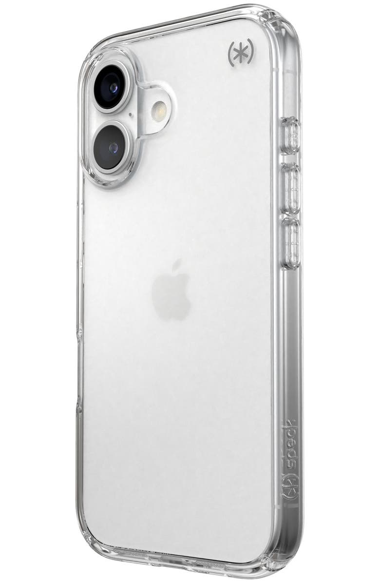 Speck Presidio Perfect Clear Case for Apple iPhone 16, Alternate, color, Clear