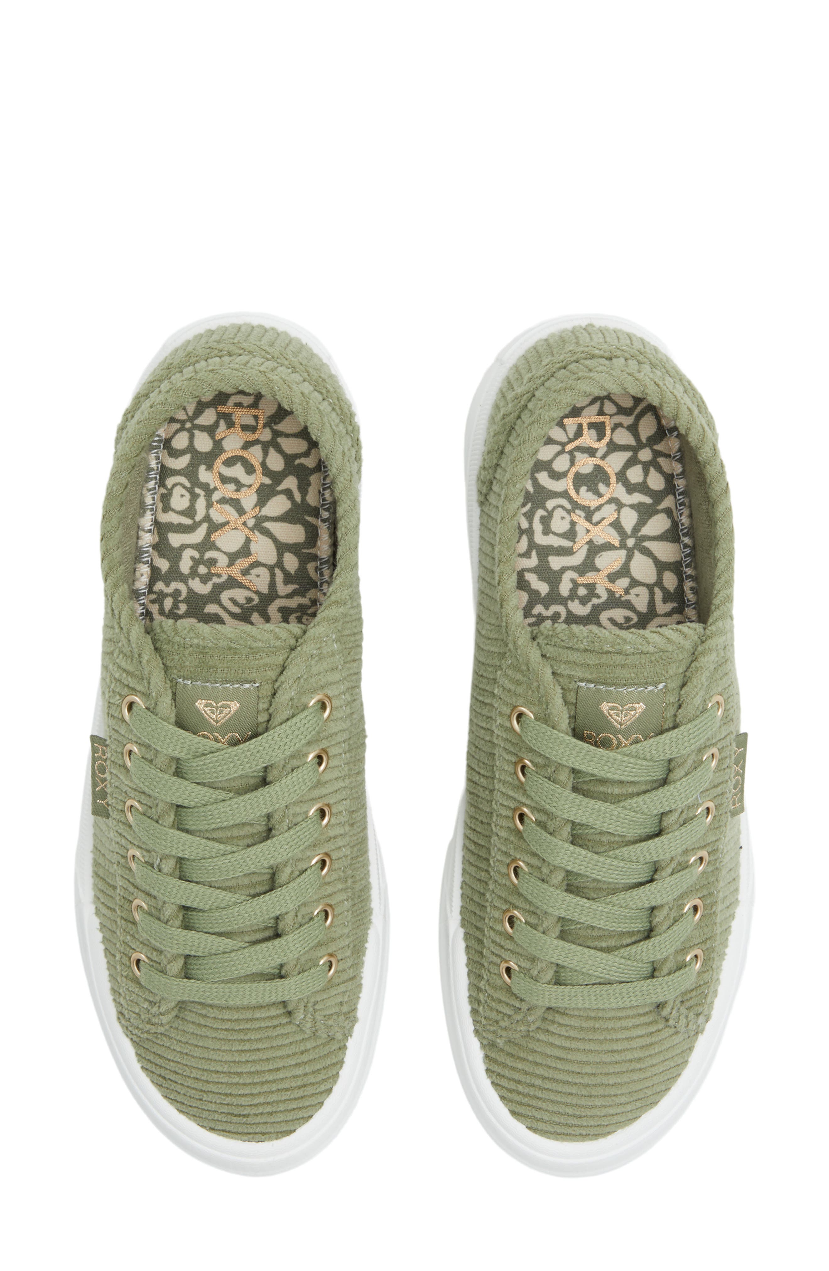 Roxy Marina Sneaker, Alternate, color, Khaki