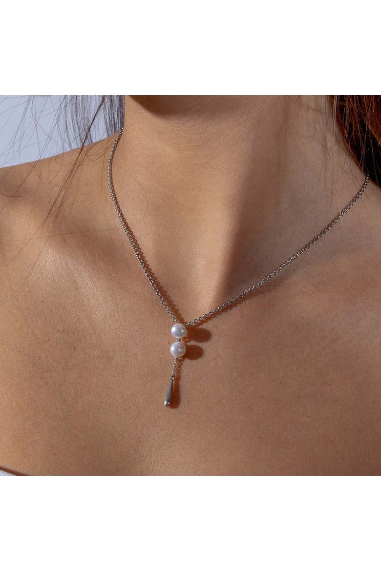 Royal Pearl Drop Pendant, Alternate, color, Sterling Silver