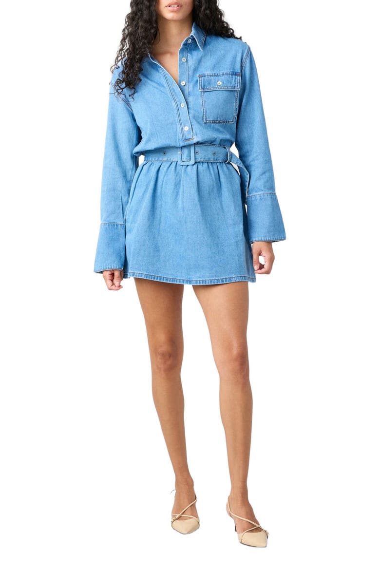 Alexandra Denim Shirt Dress, Main, color, Union Sq.