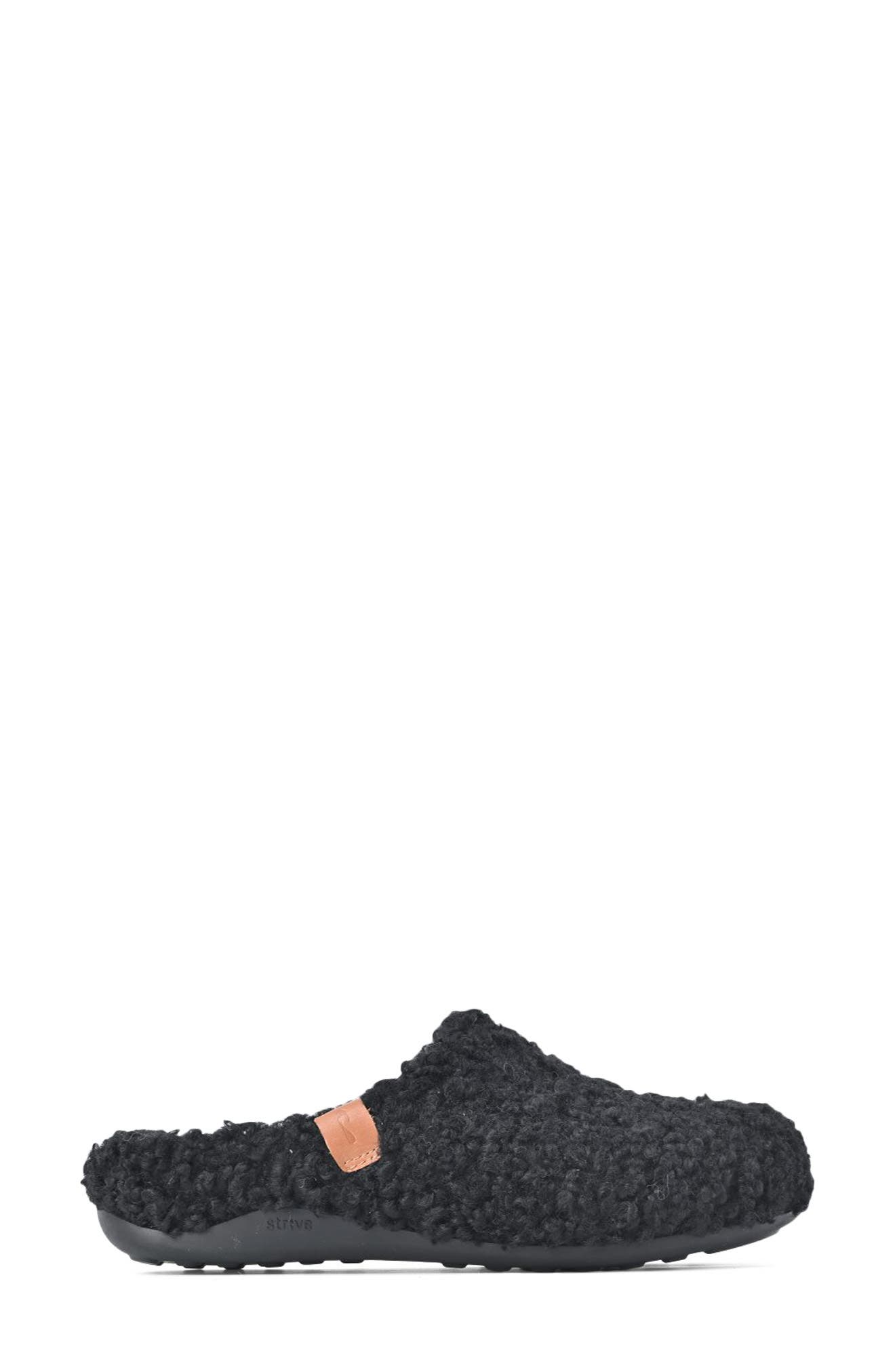 Copenhagen Genuine Shearling Mule, Alternate, color, BLACK II