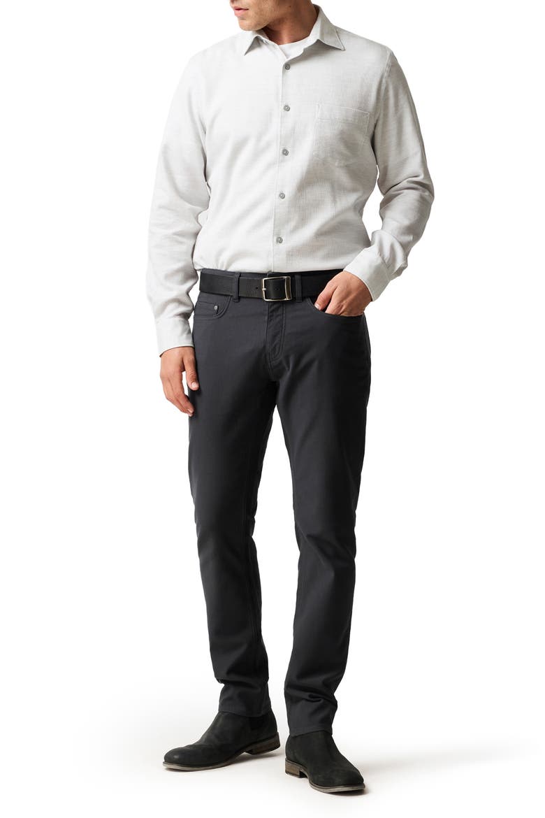 Airtex Slim Fit Cotton Button-Up Shirt, Alternate, color, DUSK