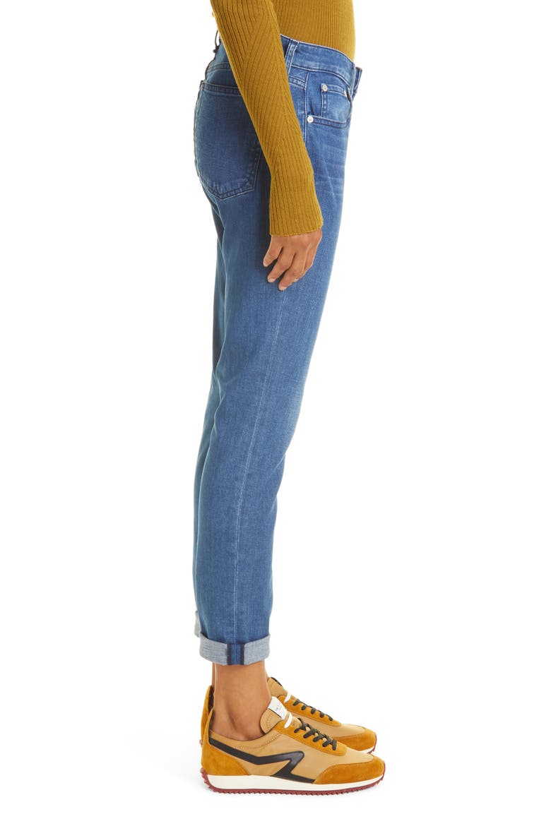 Dre Low Rise Slim Boyfriend Jeans, Alternate, color, CALIMET