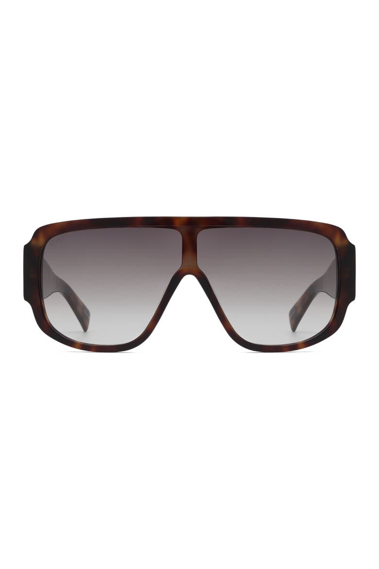 Aspen Shield Sunglasses, Main, color, Demi/Brown