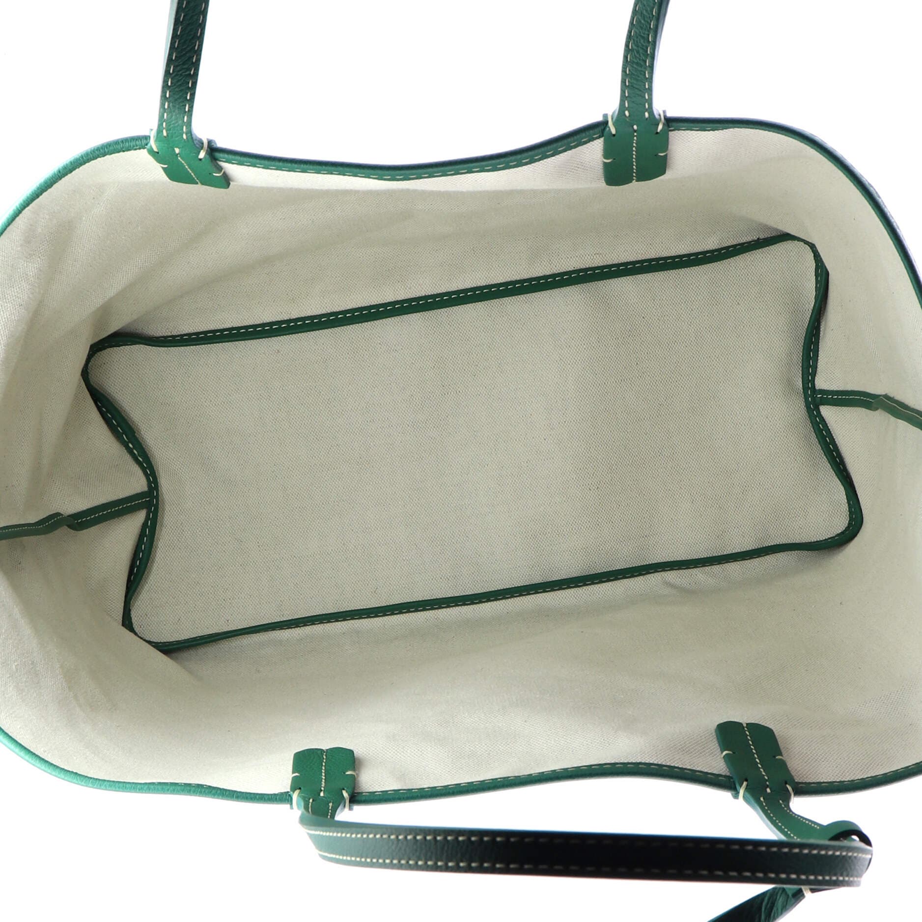 Pre-Owned Goyard Saint Louis Tote Coated Canvas PM, Alternate, color, Green