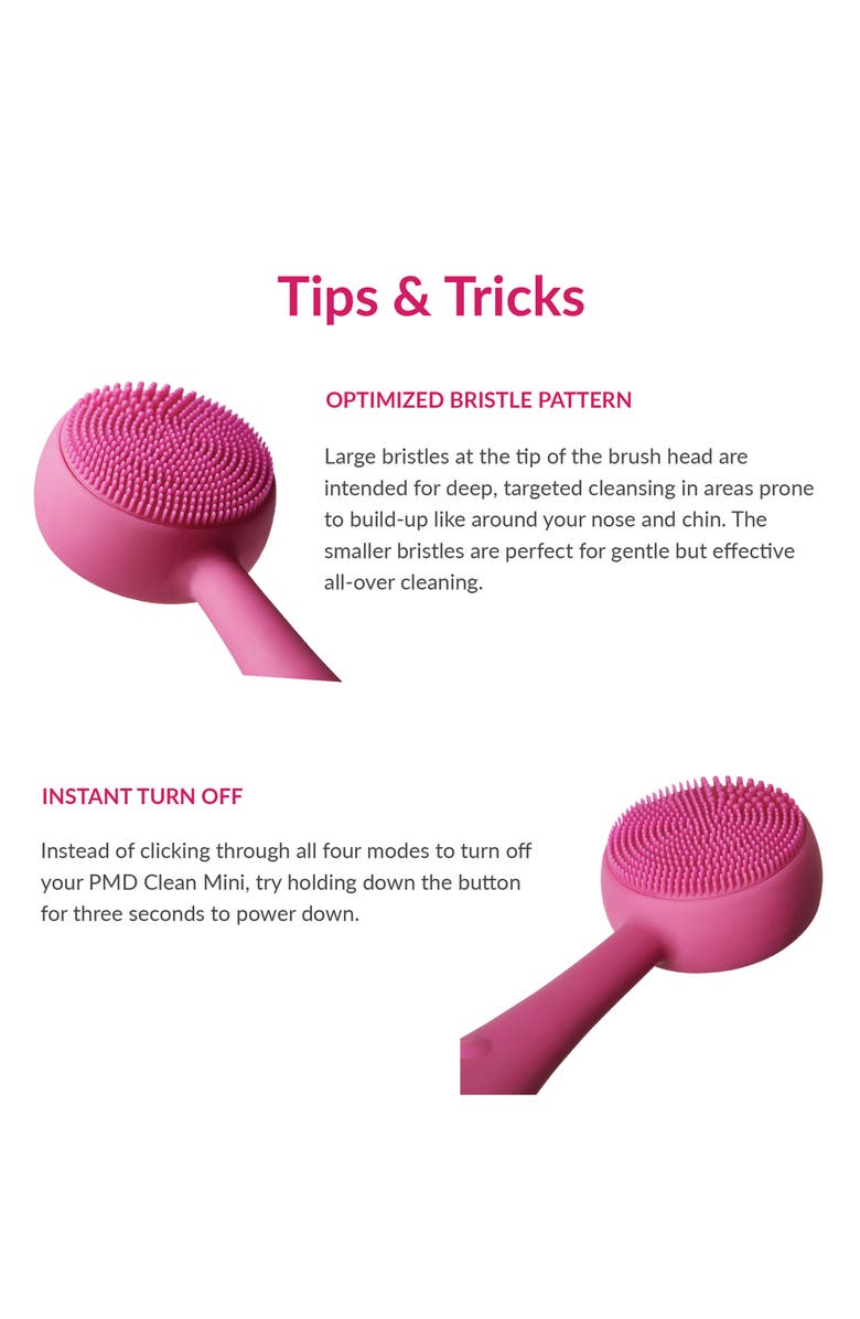 PMD Clean Mini Yellow Facial Cleansing and Firming Massage Device, Alternate, color, Yellow