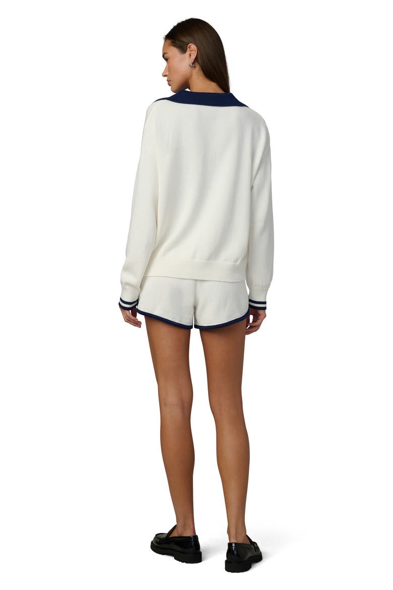 The Romie Sweater Shorts, Alternate, color, MILK