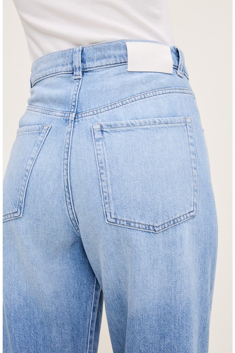Taylor High Waist Relaxed Barrel Jeans, Alternate, color, BEACHWAVE