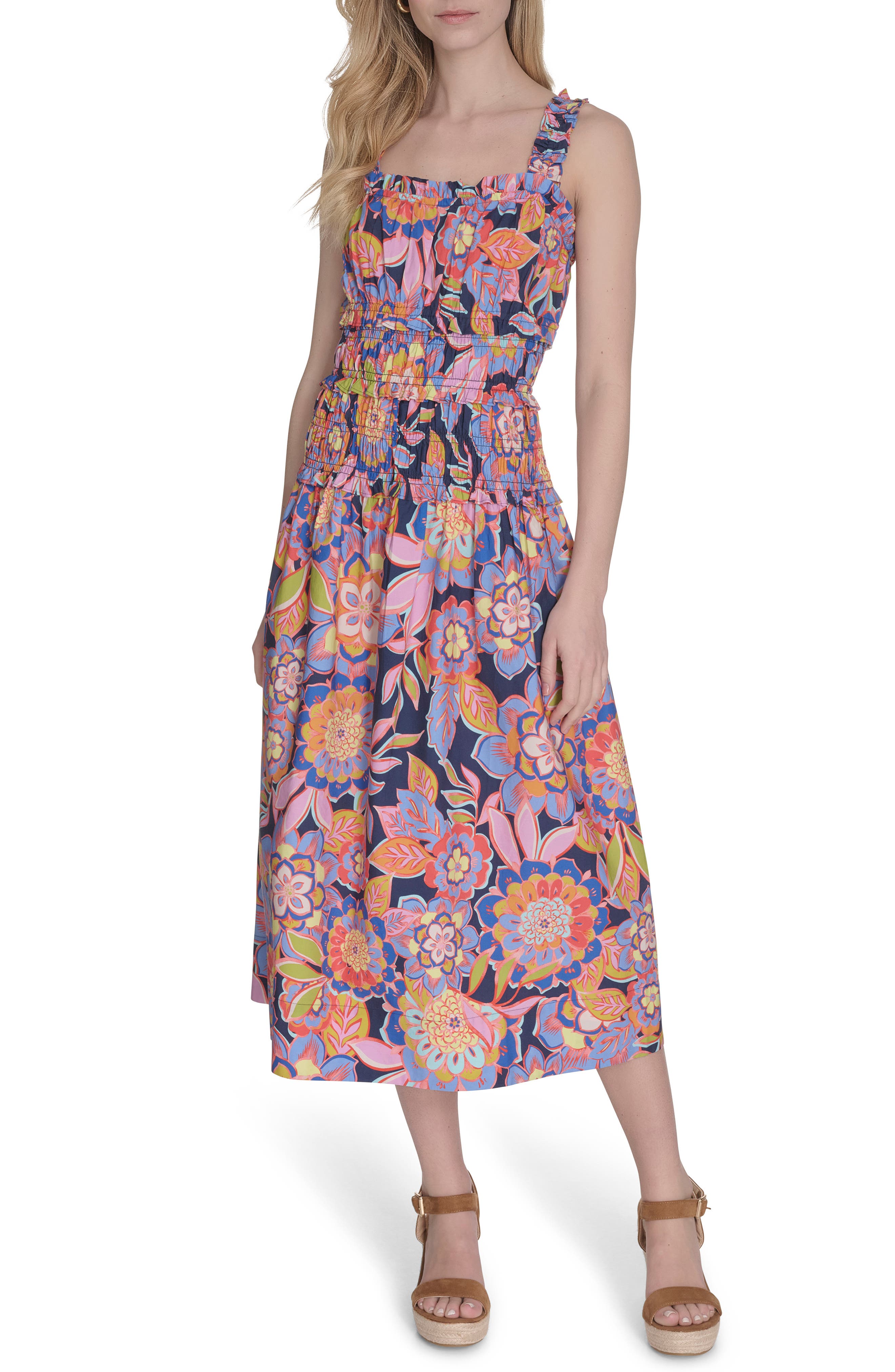 Eliza J Print Maxi Sundress