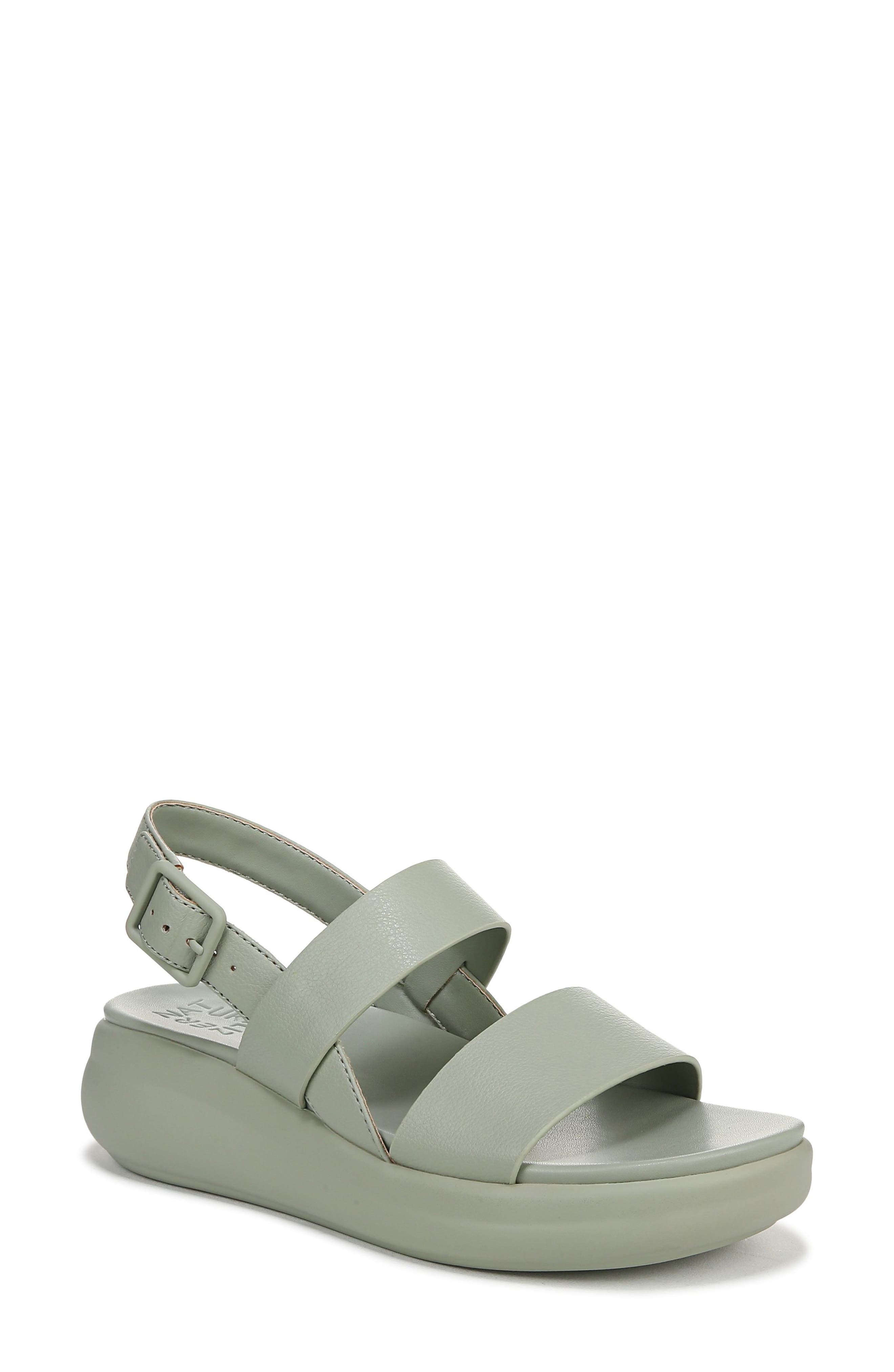 Coast Slingback Platform Sandal, Main, color, PISTACHIO GREEN