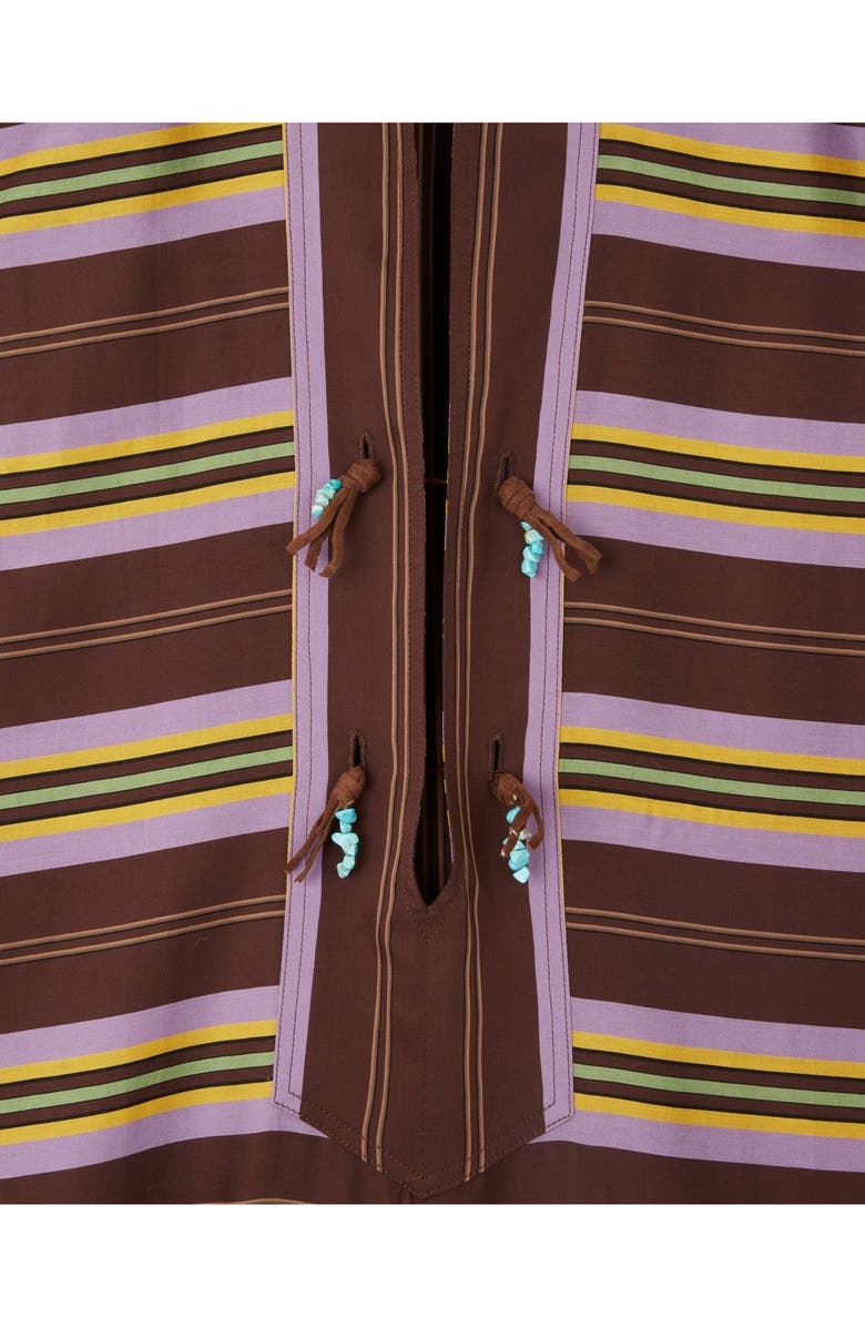 Fortela Adish Striped Caftan Dress, Alternate, color, Multicolor