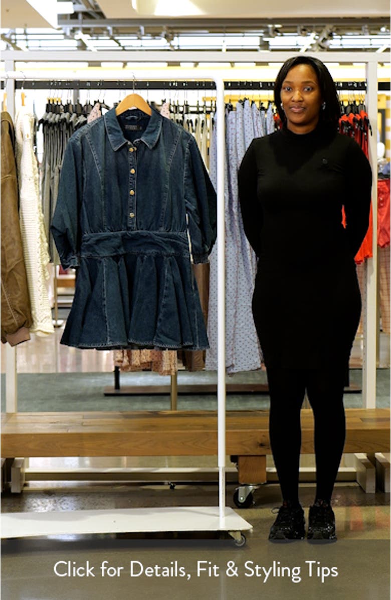 Arlo Denim Minidress, sales video thumbnail