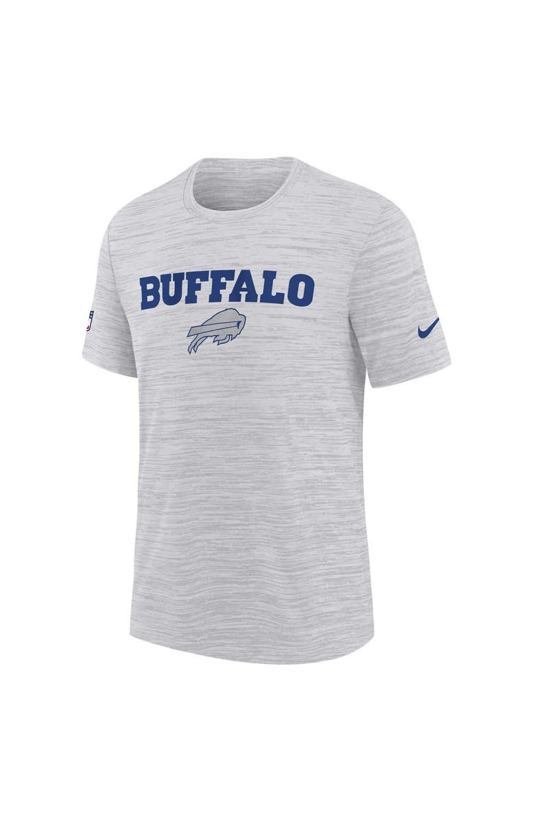 Nike Youth Nike White Buffalo Bills 2025 Rivalries Collection Sideline Velocity Dri-FIT T-Shirt, Alternate, color, White