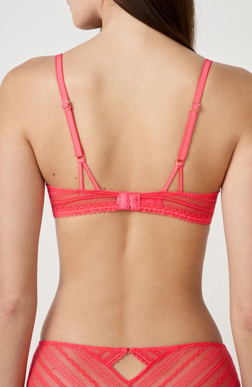 Etam Aura N°4 Classique Underwire Bra In Red