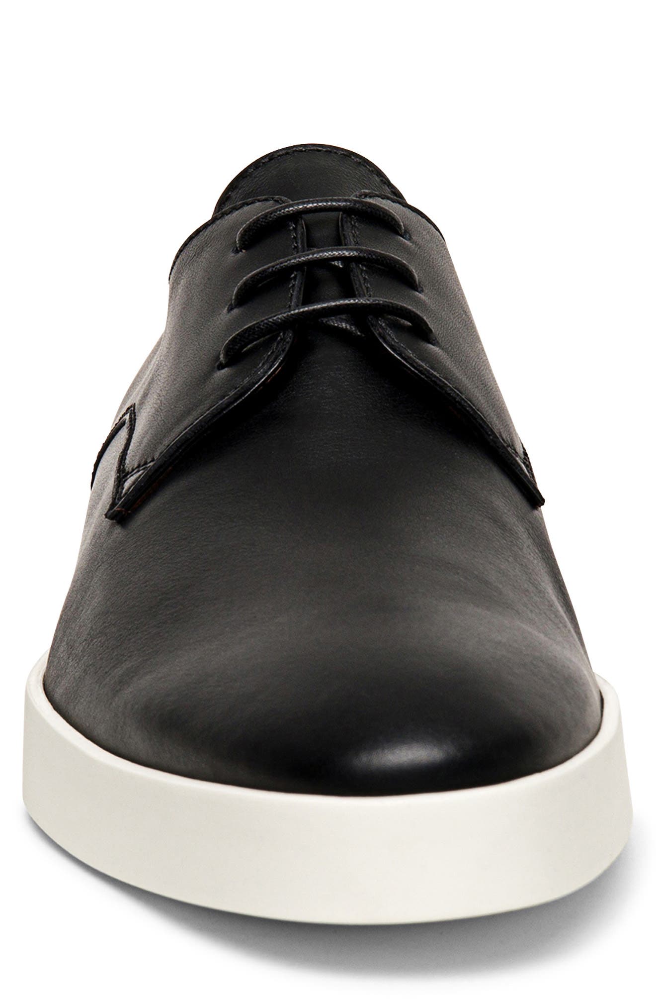 Santoni Dilate Derby Sneaker, Alternate, color, Black