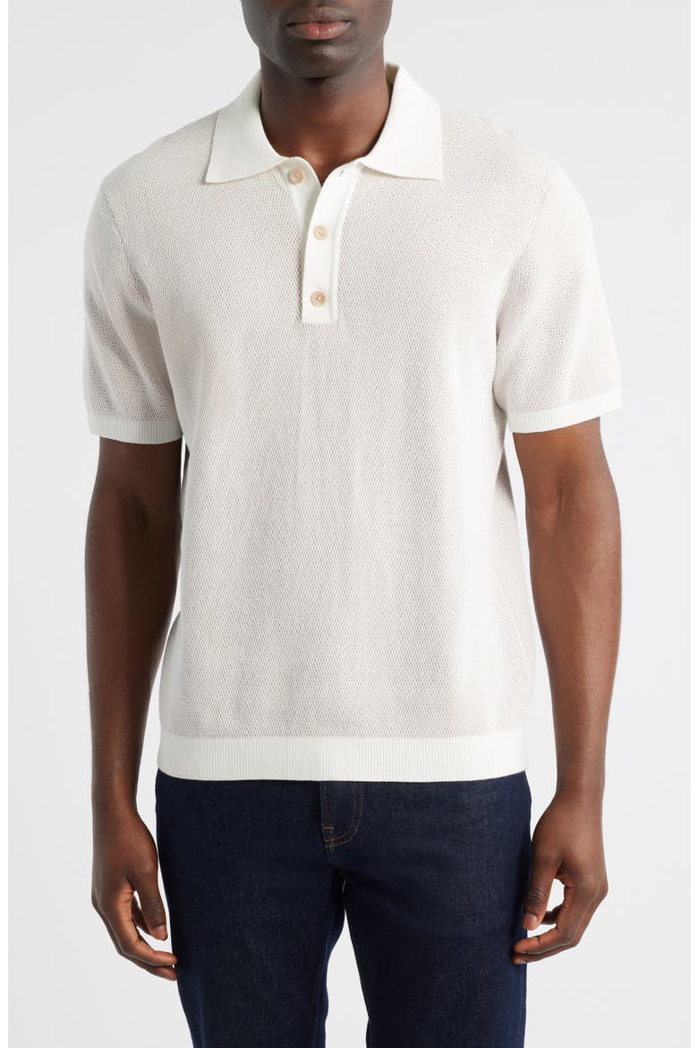 Ronric Polo Sweater, Main, color, POWDER CORAL