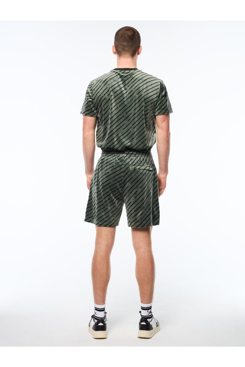 Obliquo Velour Short, Alternate, color, AGAVE GREEN