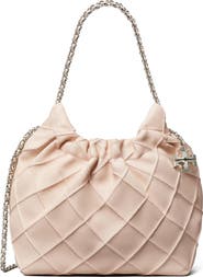 Tory Burch Mini Fleming Quilted Leather Hobo Bag