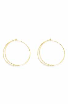 Panacea Double Hoop Earrings