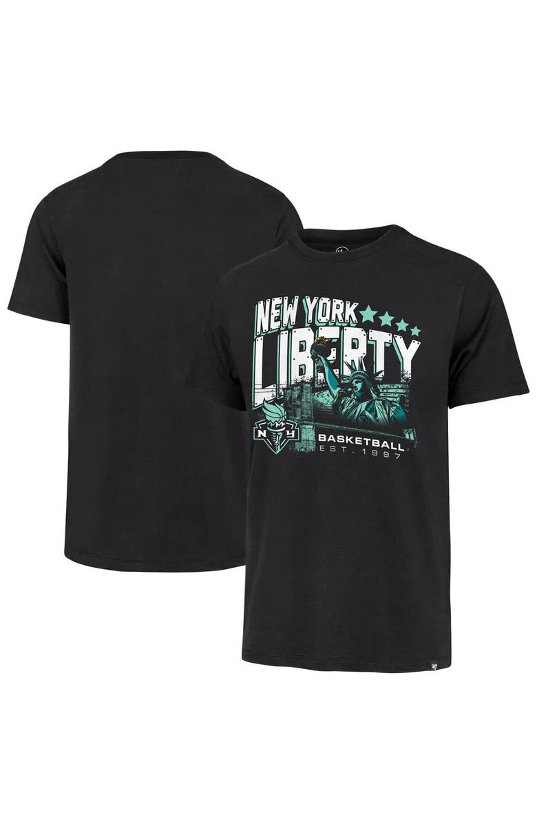 '47 Men's '47 Black New York Liberty Hometown Regional Franklin T-Shirt, Main, color, Black